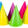 Pahvihattu neon, värisekoitus 6 kpl/pkt