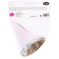 Pahvihattu pastelli, värisekoitus 6 kpl/pkt