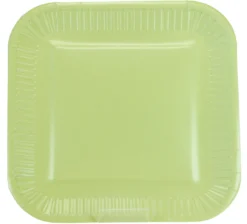 Pahvilautanen neliö 23 cm lime 10 kpl/pkt