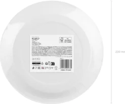 Pahvilautanen punainen, 23 cm 6 kpl/pkt