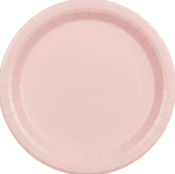 Pahvilautanen vaaleanpunainen, 23 cm 6 kpl/pkt