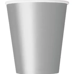Pahvimuki hopeanvärinen 255 ml 14 kpl/pkt