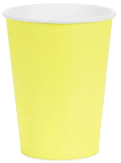 Pahvimuki keltainen, 250 ml 6 kpl/pkt