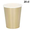 Pahvimuki kullanvärinen 250 ml 6 kpl/pkt