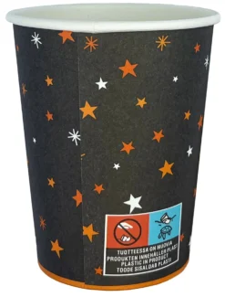 Pahvimuki kurpitsat 250 ml 6 kpl/pkt