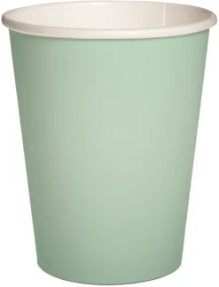 Pahvimuki 250 ml vaaleanvihreä 10 kpl/pkt
