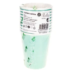 Pahvimuki 250 ml vaaleanvihreä 10 kpl/pkt