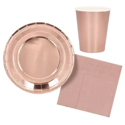 Pahvimuki ruusukullanvärinen 250 ml 6 kpl/pkt