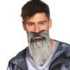 Parta biker, harmaa