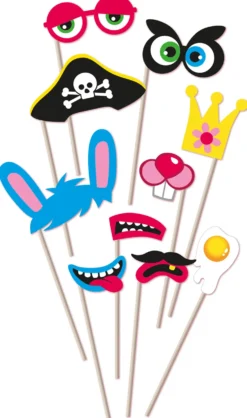 Party fun photo booth setti 10 kpl/pkt