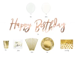Partysetti Happy Birthday