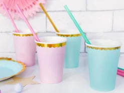 Pastelli pahvimuki vaaleanpunainen 6 kpl/pkt