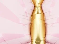 Perhonen muotofoliopallo pinkki