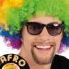 Peruukki afro, värikäs