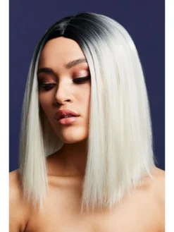 Peruukki Fever Kylie polkka jakauksella, vaalea