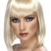 Peruukki Glam, vaalea polkka otsahiuksilla