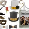 Photo Booth Glamour tarvikkeet 12 kpl/pkt