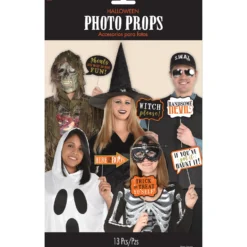 Photo booth tarvikkeet Halloween, 13 osaa