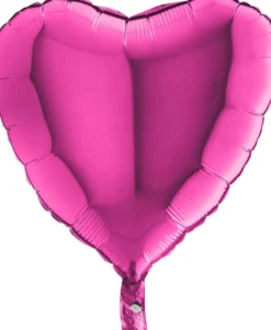 Pinkki sydän foliopallo