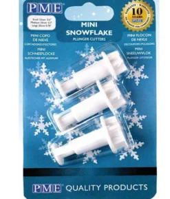 PME mini-lumihiutalemuotit 3kpl