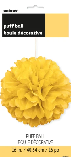 Pom Pom keltainen koriste, halk. 41,6 cm