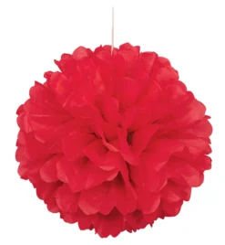 Pom Pom punainen koriste, halk. 41,6 cm