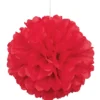 Pom Pom punainen koriste, halk. 41,6 cm