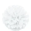 Pom Pom valkoinen koriste, halk. 41,6 cm