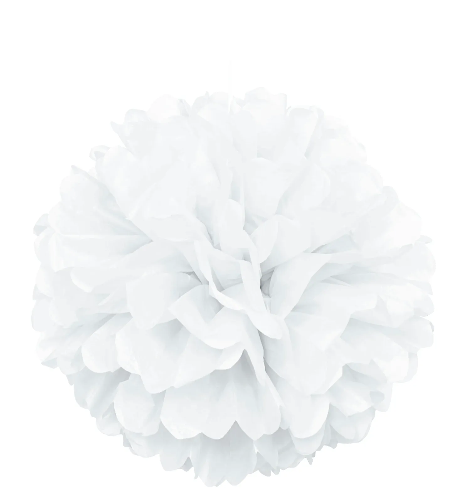 Pom Pom valkoinen koriste, halk. 41,6 cm