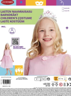 Prinsessa-asu lasten 116 cm