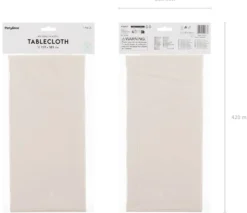 Pöytäliina beige, 137 x 183 cm