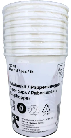 Rapu pahvimuki 8 kpl/pkt