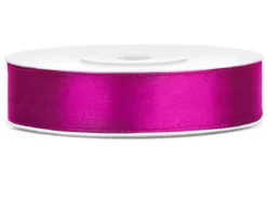 Satiininauha 12mm/25m, fuksia