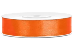 Satiininauha 12mm/25m, oranssi