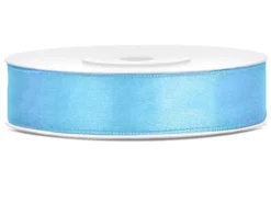 Satiininauha 12mm/25m, vaaleansininen