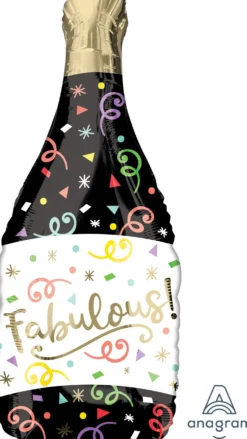 Shampanjapullo Fabulous värikäs muotofolio