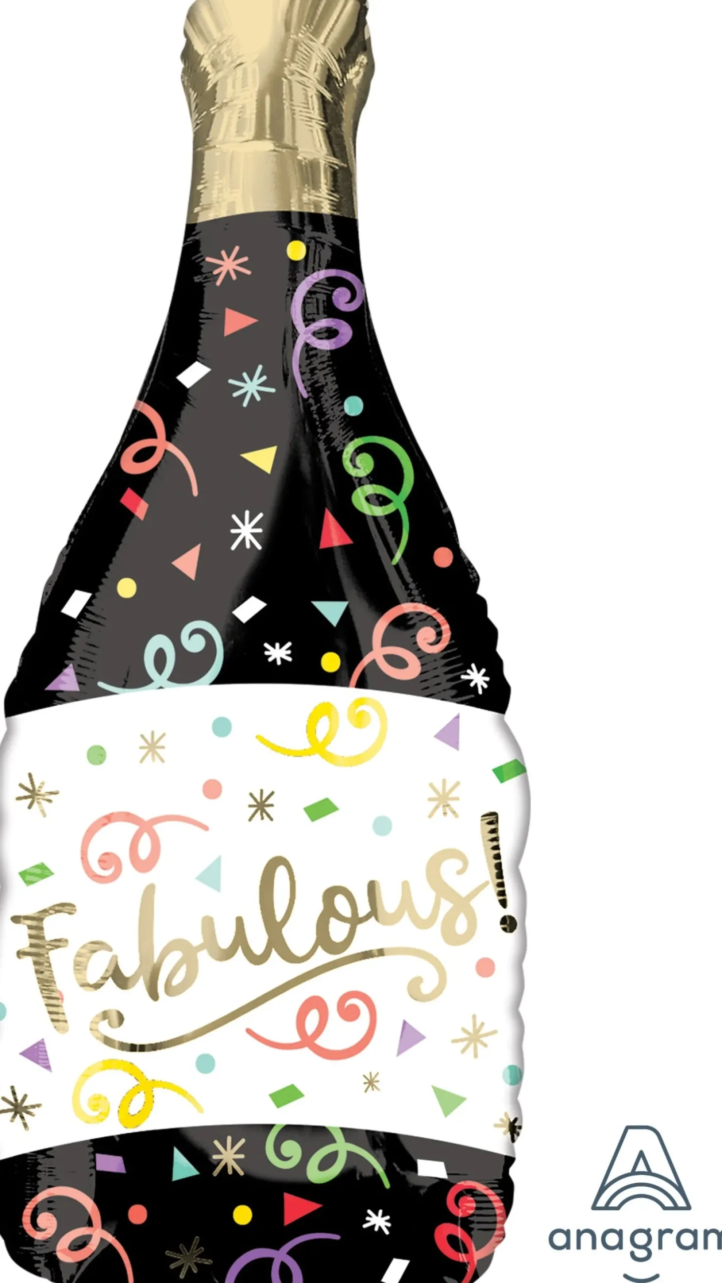 Shampanjapullo Fabulous värikäs muotofolio
