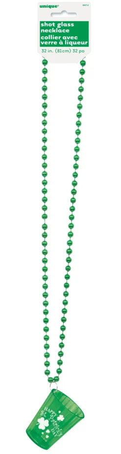 Shottilasi kaulanauhassa, St Patrick´s Day