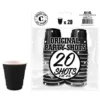 Shottilasi 40 ml konepestävä 20 kpl/pkt musta