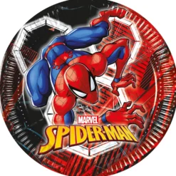 Spider-Man pahvilautanen 20 cm 8 kpl/pkt