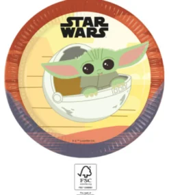 Star Wars Mandalorian suuri pahvilautanen 8 kpl/pkt
