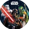 Star Wars suuri pahvilautanen 23 cm 8 kpl/pkt