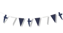 Suomen lippu viirinauha 30 x 20 cm - 10 m