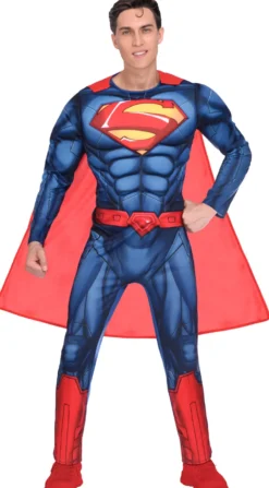 Superman aikuisten naamiaisasu