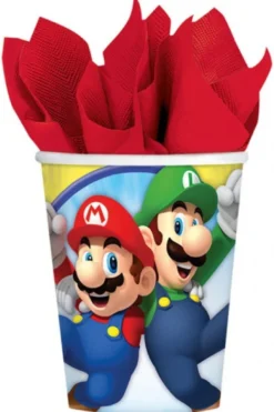 Super Mario pahvimuki 8 kpl/pkt