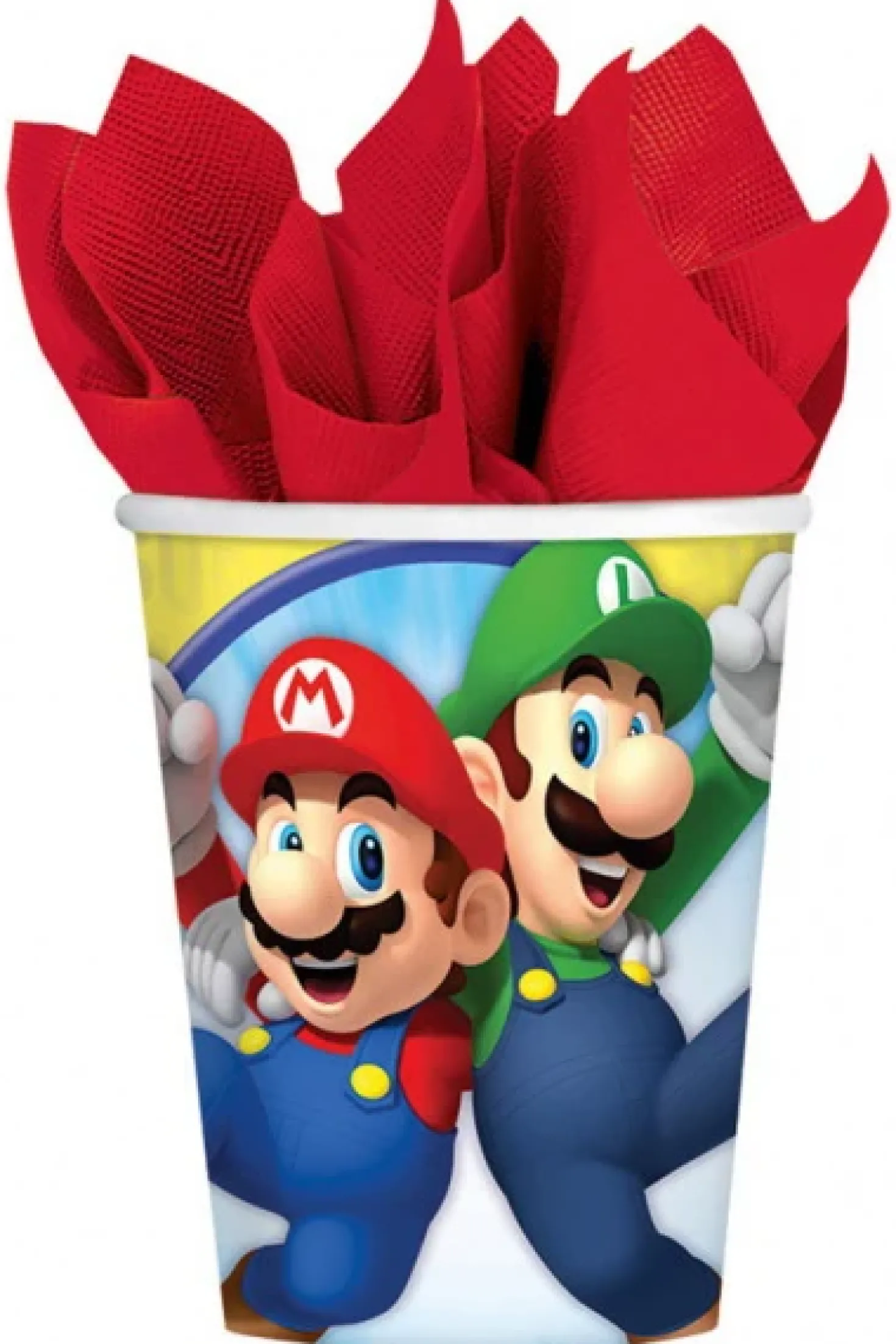Super Mario pahvimuki 8 kpl/pkt