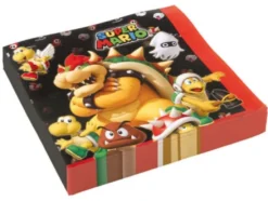 Super Mario suuri lautasliina 20 kpl/pkt