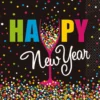 Suuri lautasliina Happy New year 20 kpl/pkt