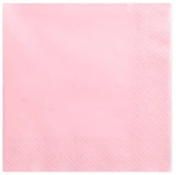 Suuri lautasliina 33 x 33 cm vaaleanpunainen 20 kpl/pkt