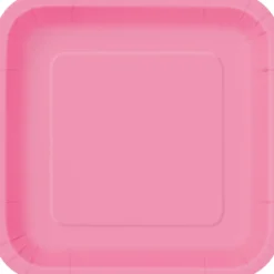 Suuri neliöpahvilautanen, pinkki 14 kpl/pkt